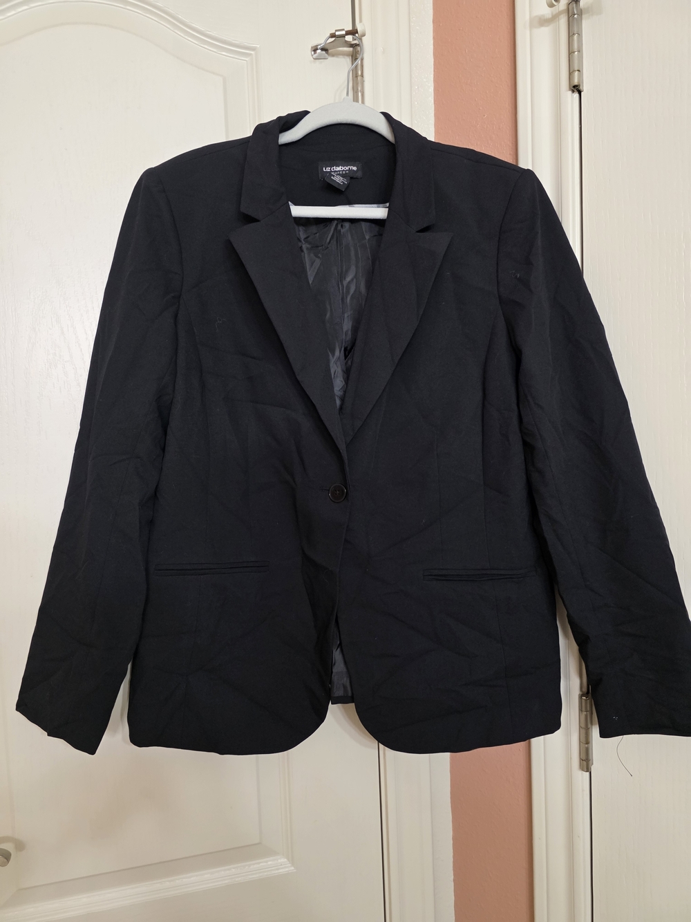 Liz Claiborne Black Single-Button Women's Blazer